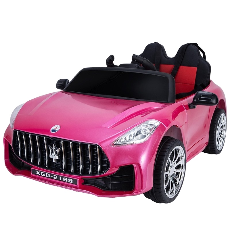 Hot Selecting Children 's Electric car four - wheel remote control baby toy car can SIT in adult Double Child car