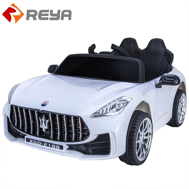 Hot Selecting Children 's Electric car four - wheel remote control baby toy car can SIT in adult Double Child car