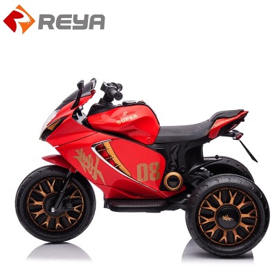 Children's electric motorcycle boy girl rechargeable tricycle baby can sit too car dual drive battery car Children's electric motorcycle boy girl rechargeable tricycle baby can sit too car dual drive battery car