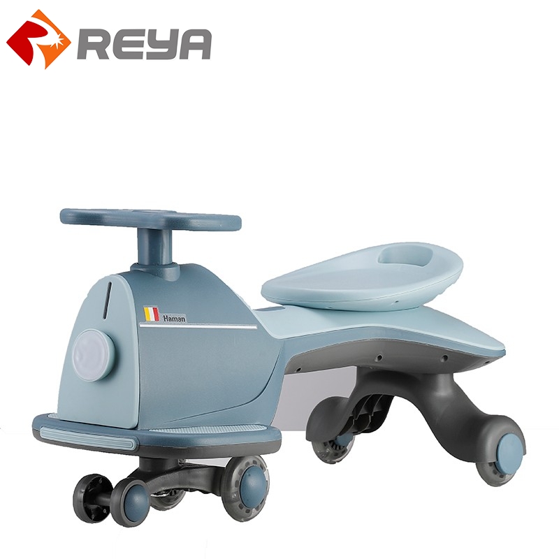 Hot Selling Children 's torcion car wholesale 1 - 3 years old baby anti - Rolling - MUTE Wheel children' S wiggle car