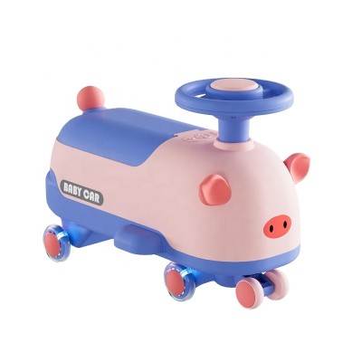Großhandel Baby Walker Musik Kinder Schwein Torsion 1 bis 3 Jahre alte Jungen und Mädchen Torsion Spielzeug Auto Großhandel Baby Walker Musik Kinder Schwein Torsion 1 bis 3 Jahre alte Jungen und Mädchen Torsion Spielzeug Auto
