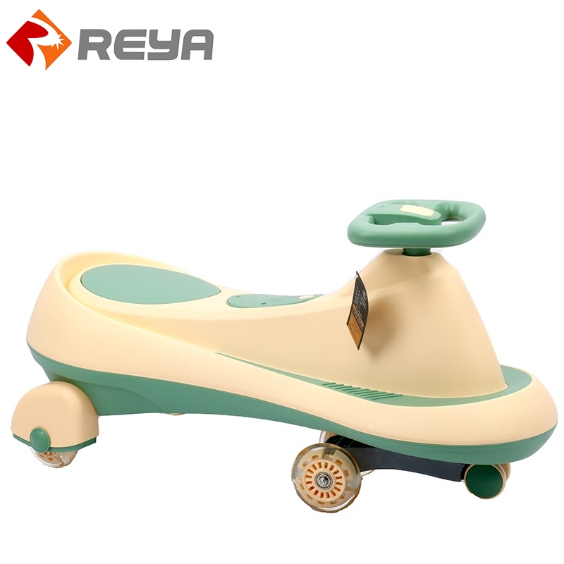 Children 's torcion car trolley universal Wheel male and Female baby 1 - 6 anti - rollover Adult New Twist and Swing car