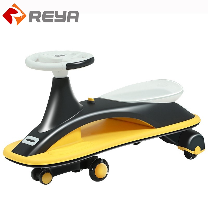 Novo carro de torção silencioso flash wheel 1-3 anos de idade meninos e meninas parque de bebê carro de torção infantil
