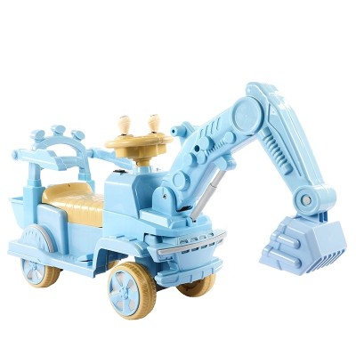 EV316 Children's extractor toy car Electric extractor can be ridden/large toy car boys and girls engineering car