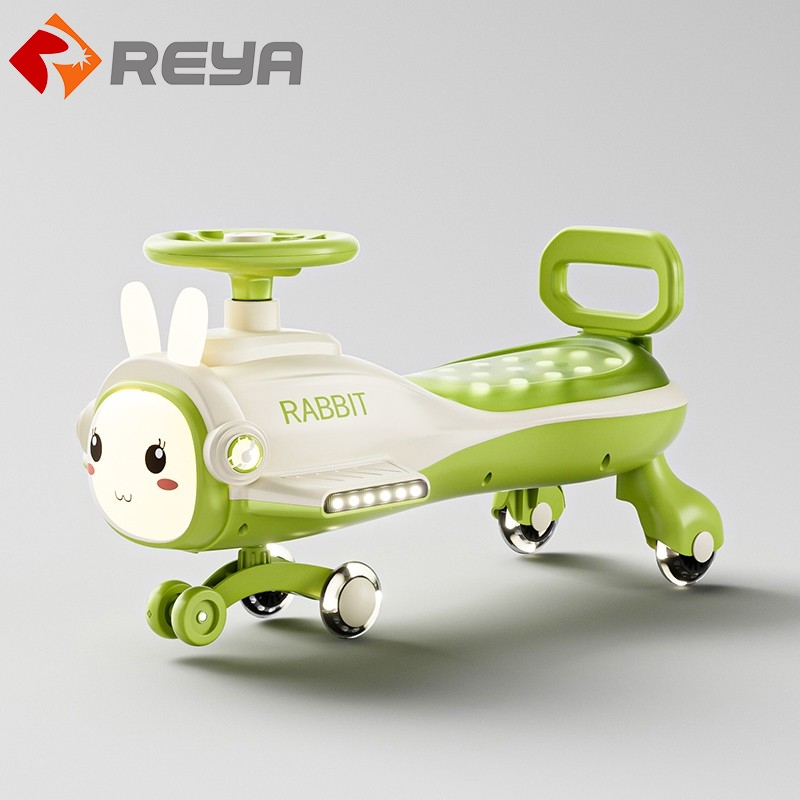 Kids outdoor toy baby Swing car Best Design Kids ride on car Benz Twister Swing car with built - in LED LIGHT