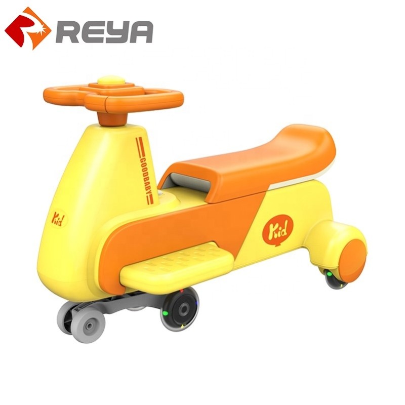 2023 High Quality New Children 's Twist car 4 Wheels with music Swing car Kids toy ride on car with many Colors