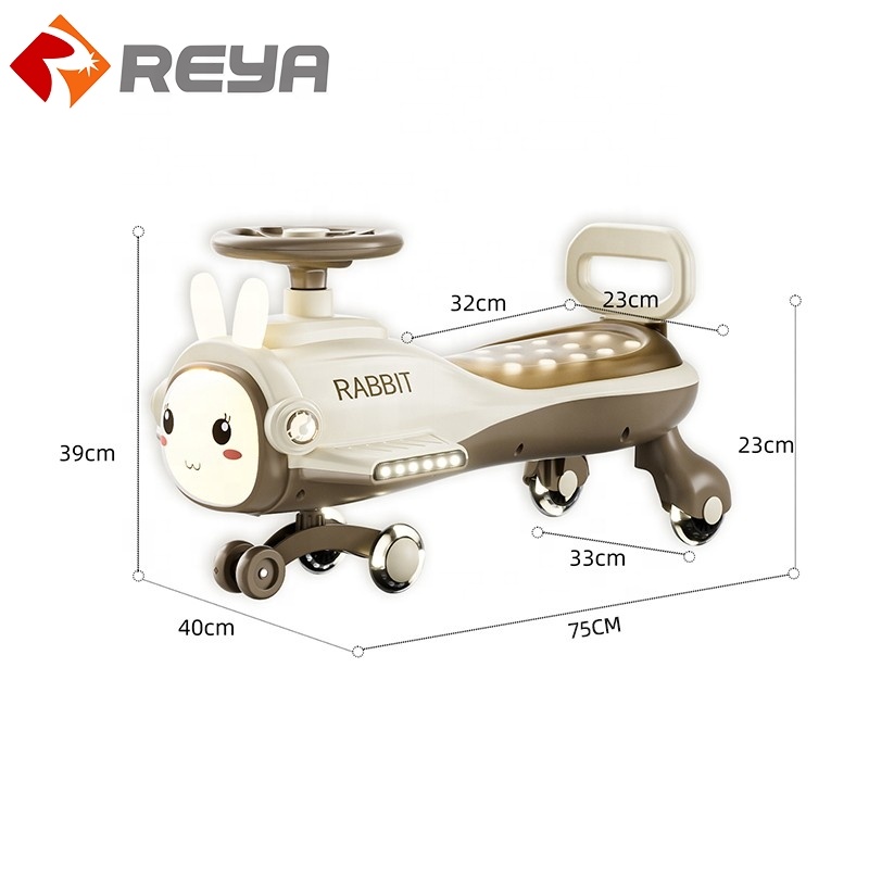 Kids outdoor toy baby Swing car Best Design Kids ride on car Benz Twister Swing car with built - in LED LIGHT