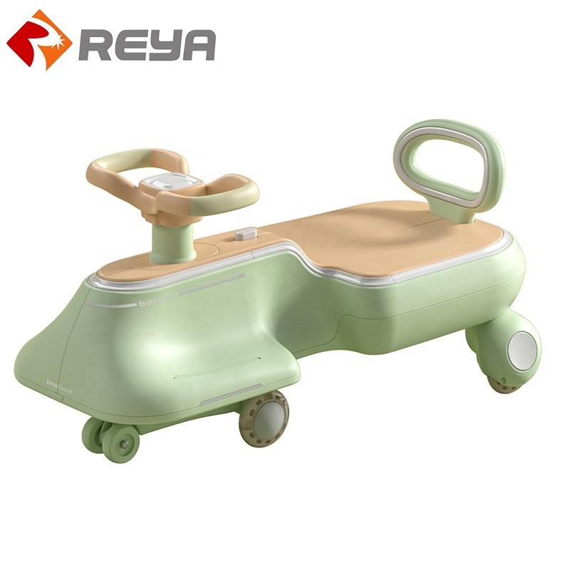 2023 ride on car Best Design baby car best quality Kids PP and Pu Materials playing Swing car for Kids