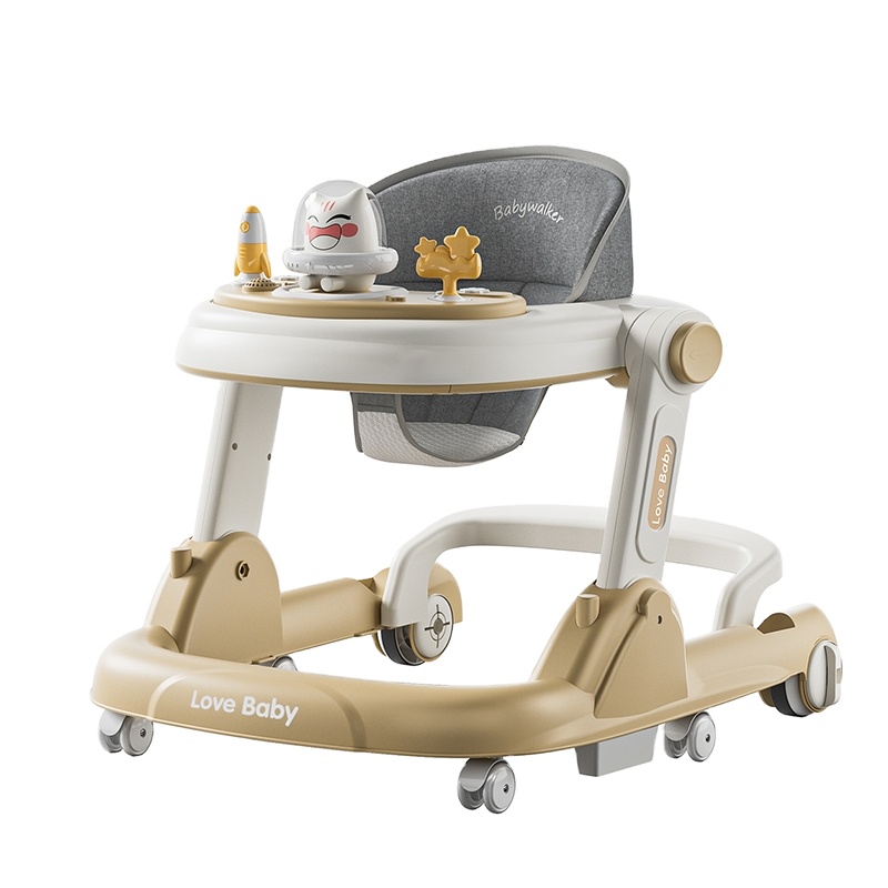 High Quality Plastic music Cartoon baby Walker simple baby Walker 2023 Model baby Walker tricicle