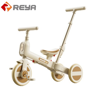 2023 Triciclo infantil novo dobrável e deformable triciclo