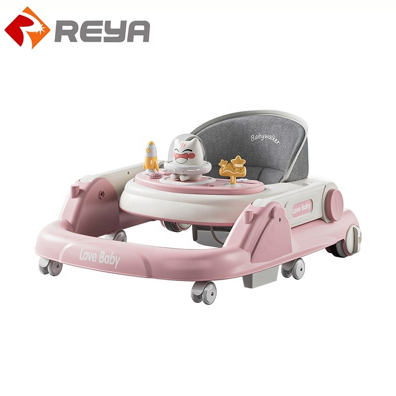 High Quality Plastic music Cartoon baby Walker simple baby Walker 2023 Model baby Walker tricicle