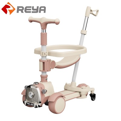 Hot With Seats Folding Children Scooter Wholesale Cheap Pedal Bike Foot Three/wheels Flash Kids Scooter PU Wheels Hot With Seats Folding Children Scooter Wholesale Cheap Pedal Bike Foot Three/wheels Flash Kids Scooter PU Wheels
